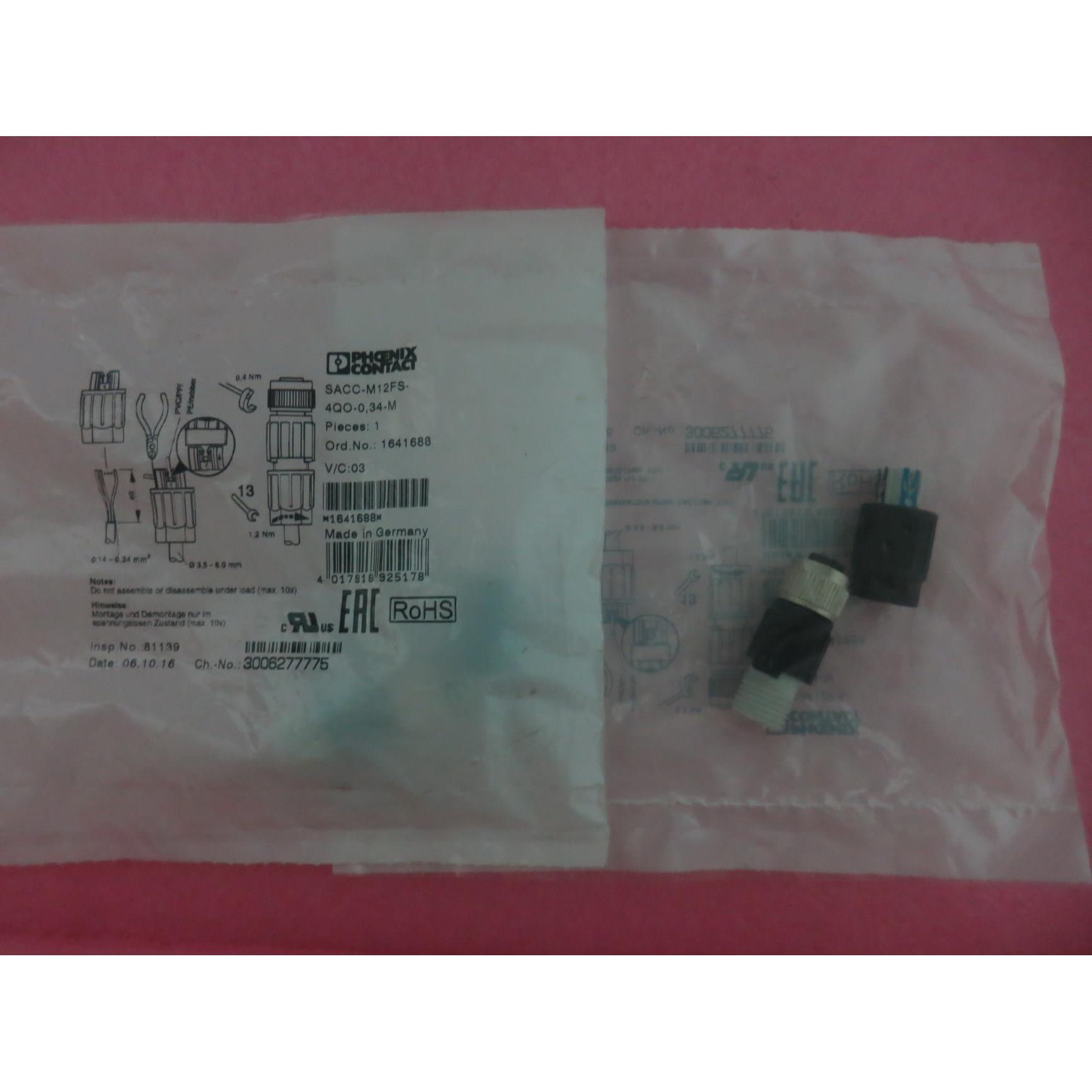 议价 SACC-M12FS-4QO-0.34-M 1641688