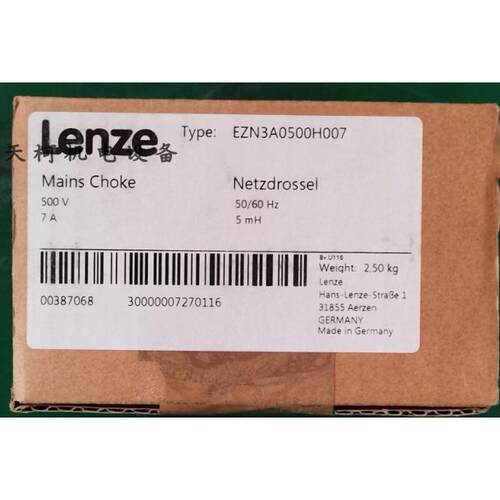 议价LENNE电抗器EZN3A0500H007变频器E82ZAFAC010