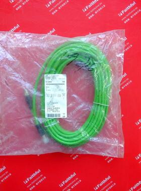 议价Ifm E12492 易福门以太网连接线 M12 4针 RJ45 D-coded