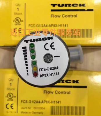 议价TURCK FCS-G1/2A4-AP8X-H1141 流量传器 6870004