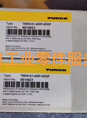 议价TURCK 6814021 模块TBEN-S1-4DIP-4DOP