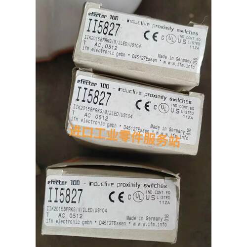 议价IFM II5827应接近开关M30X1.5/10-55V DC/IP67