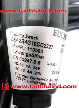 议价Euchner 110560 安士能使能开关 ZSA2B4G10CC2322