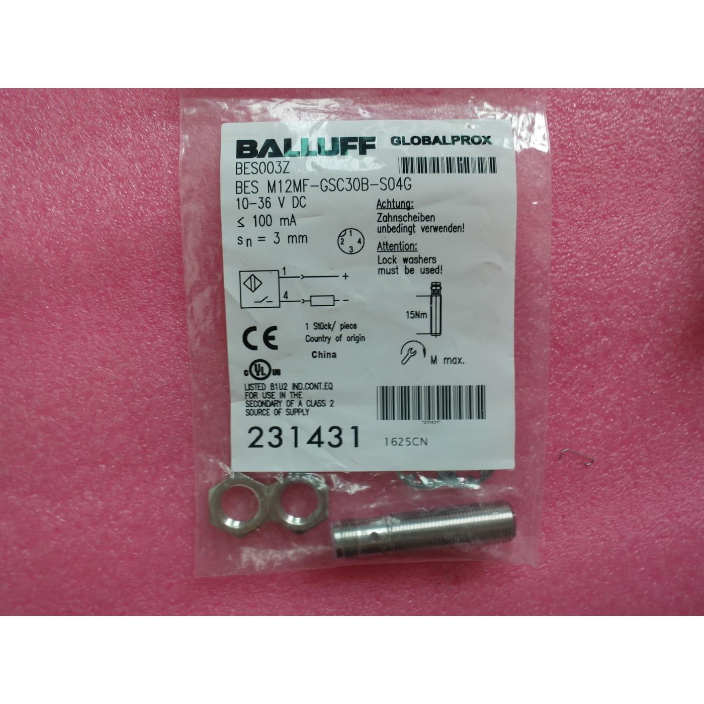 议价BALLUFFBES M12MF-GSC30B-S04G BES003Z