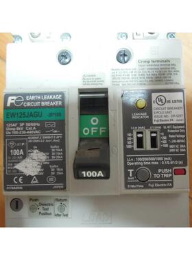 议价 空气开关断路器 EW125JAGU -3P100 100A