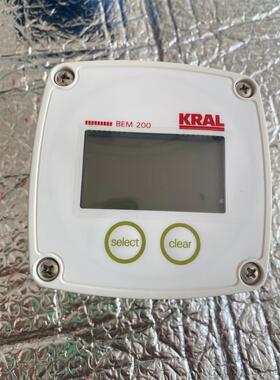 议价奥地利KRAL 电子数字显示表 BEM200 螺杆泵 流量计
