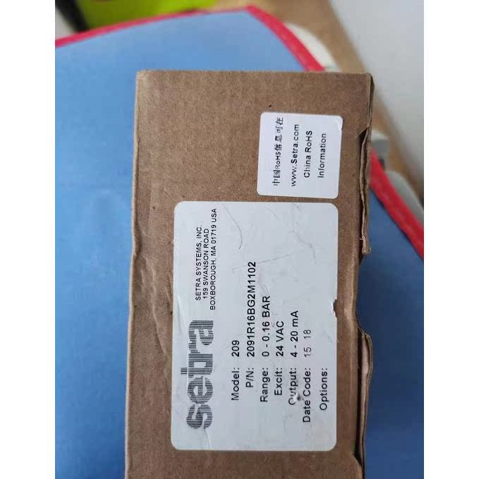 议价压力传器 Setra 西特 2091R16BG2M1102