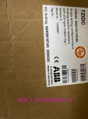 议价 V18345-202U16110N B0阀门定位器