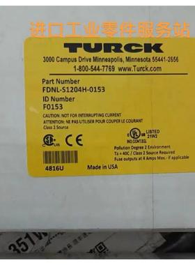 议价TURCKFDNL-S1204H-0153分线模块F0153