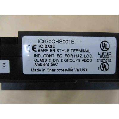 议价IC670CHS001 GE