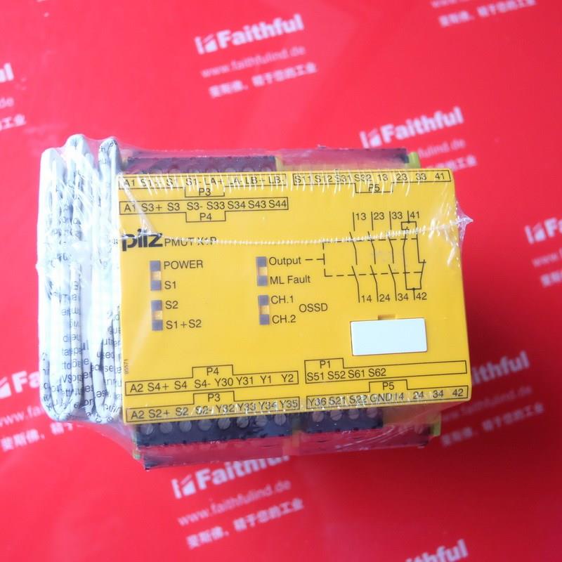 议价Pilz 778010 皮尔磁安全继电器 PMUT X1P 24VDC 3n/o 1n/c 5s