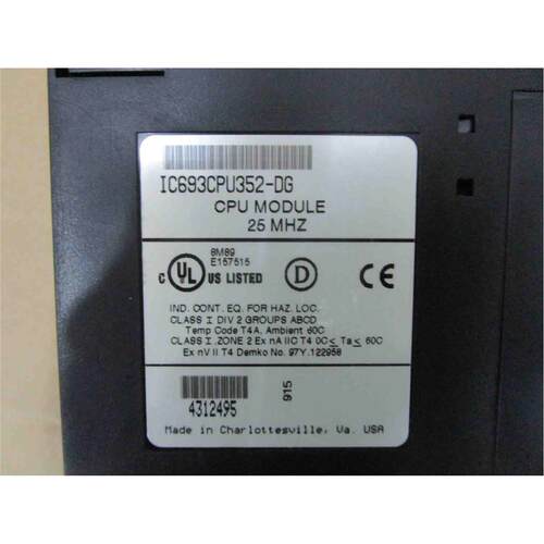 议价IC693CPU352-DG GE