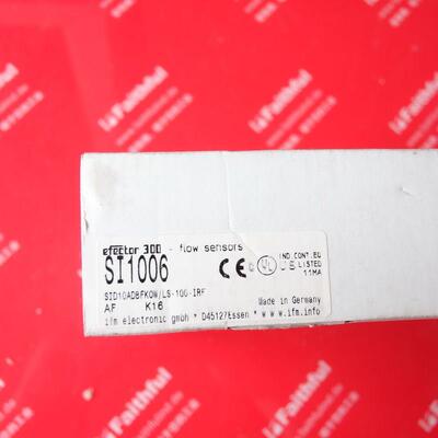 议价 SI1006 易福门流量传器 SID10ADBFKOW/LS-100-IRF