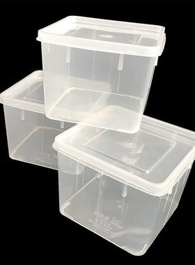 惠而信0115保鲜盒正方形留样佐料盒PP塑胶料头盒冷藏盒调味留置盒