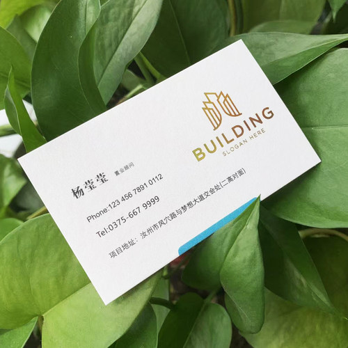 高档商务烫金名片设计印刷定制