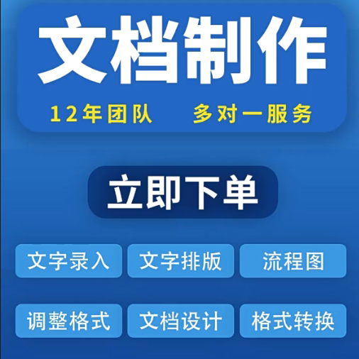 word排版代做文档pdf图片转换目录格式公式录入题库英文