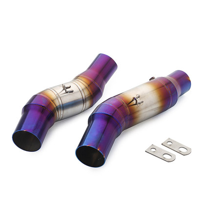 摩托车排气管改装 适用川崎Z1000改装专用不锈钢/钛合金弯管中段