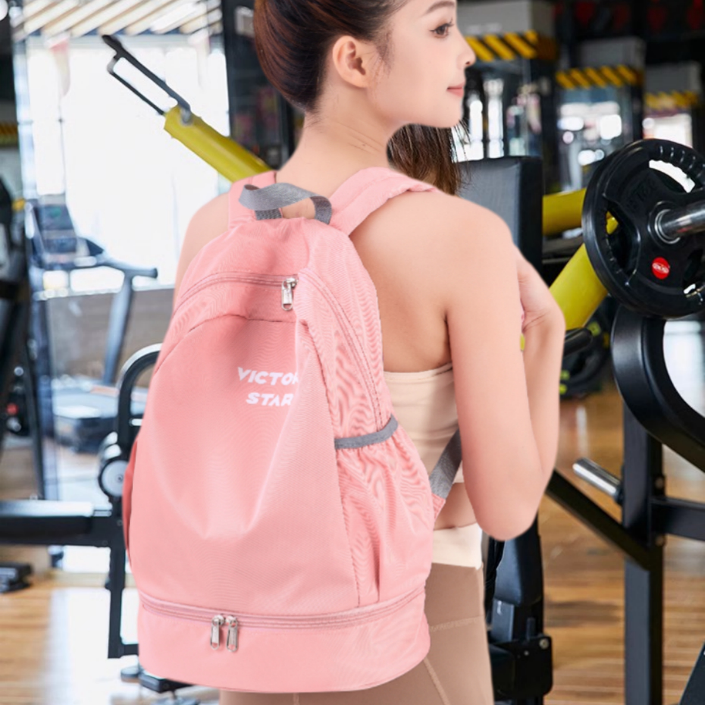 游泳运动背包干湿分离鞋袋舞蹈瑜伽包防水旅游度假双肩男女健身包