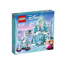 LEGO/乐高41148积木艾莎的魔法冰雪城堡女孩拼插玩具