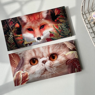 完美日记十二色蝴蝶雪豹动物眼影盘金虎墨猫赤狐小猪盘官方正品女