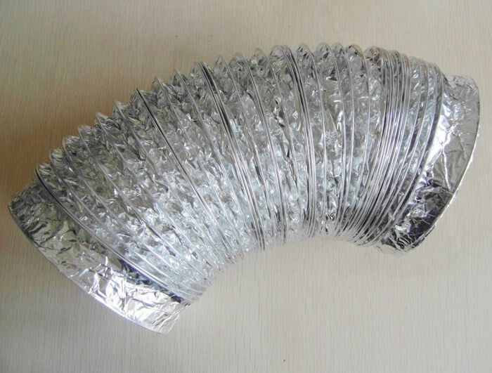 热销180MM油烟机烟道管铝箔管品质保证18公分直径/每米单价出售