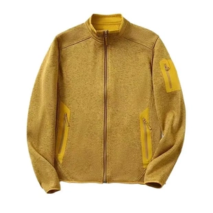 鸟家同款covert立领户外保暖抓绒衣外套针织运动夹克