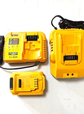 德伟DEWALT得伟18V20V锂电池扳手12V角磨机电钻座充电器DCB112 18