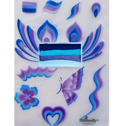 fButterfly蝶妆彩绘颜料好清洗