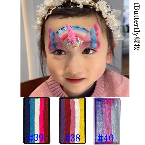 fButterfly蝶妆速干水溶性人体彩绘颜料专用脸部彩绘舞台妆容