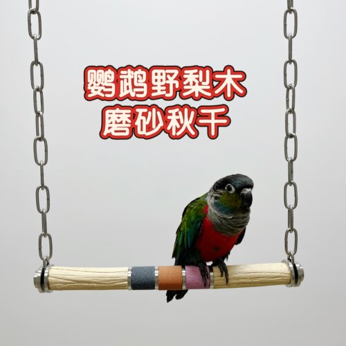 中大型鹦鹉磨砂磨爪秋千