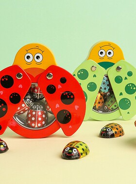 意大利进口零食艾达的世界edas礼品迷你罐装瓢虫甲壳虫牛奶巧克力