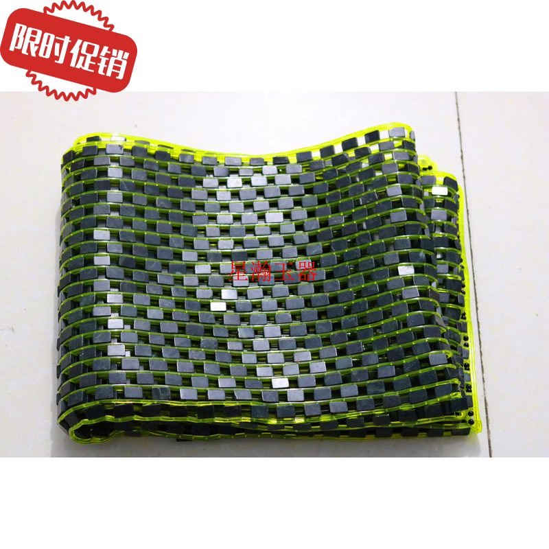 天然药王石养生墨绿玉保健墨玉片席子活磁玉席凉席新款玉石床垫子