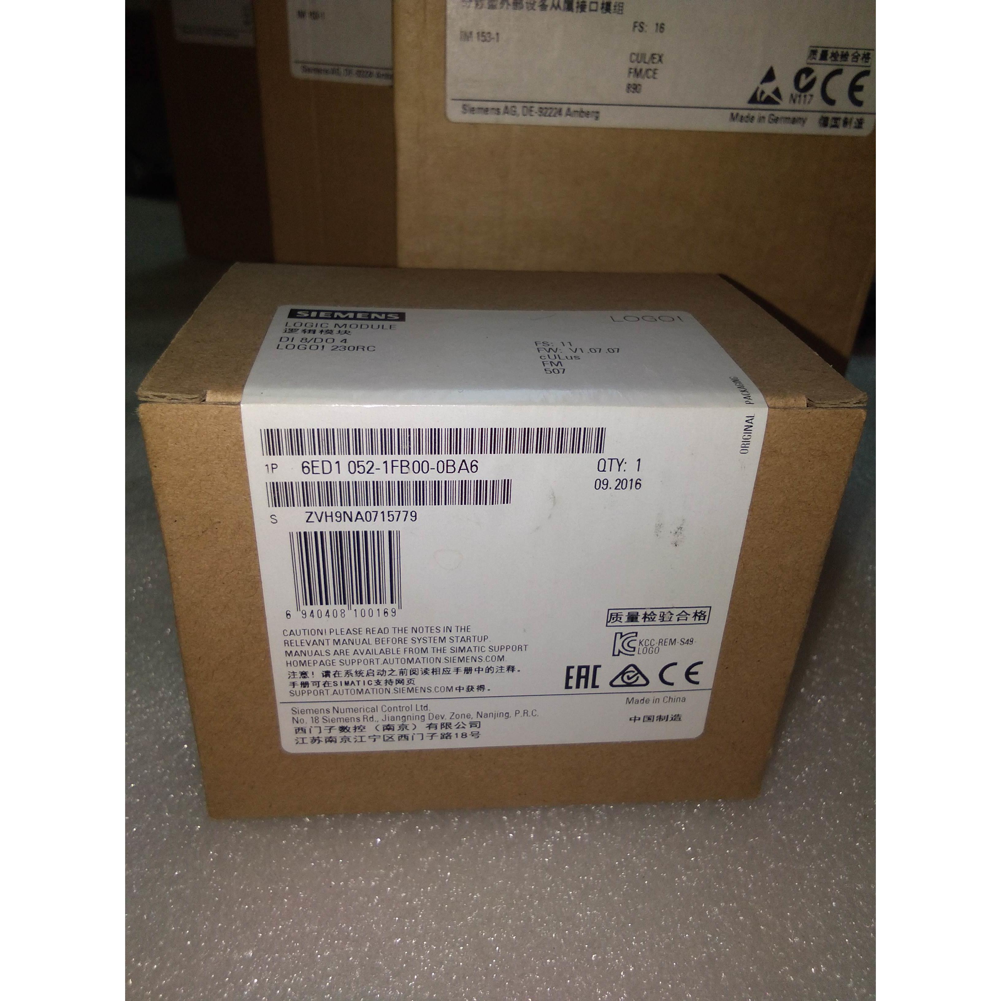 【工控数码】西门子LOGO!原装6ED1052-1FB00-0BA6逻辑模块议价