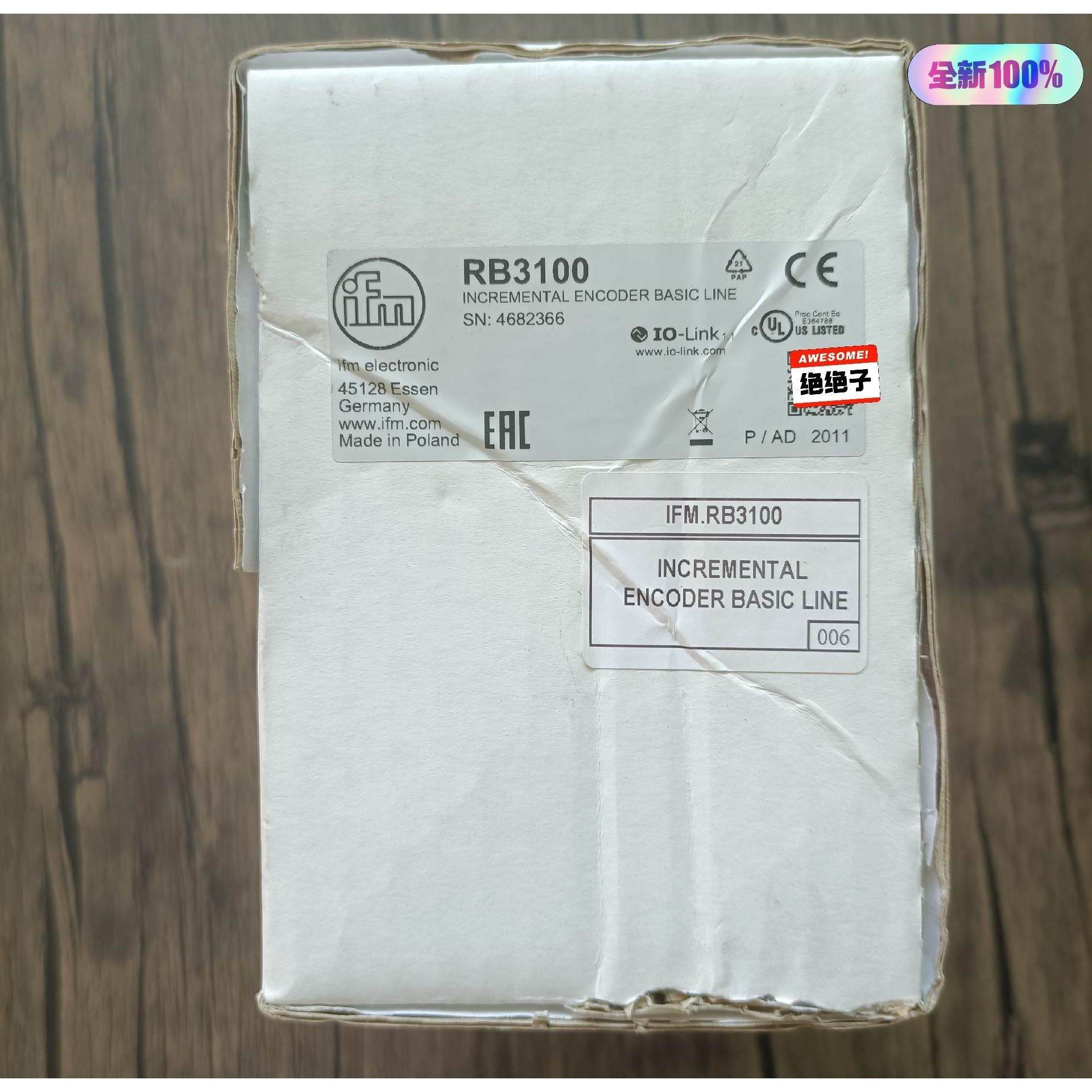 【工控数码】全新原装正品 易福门 RB3100 编码器议价