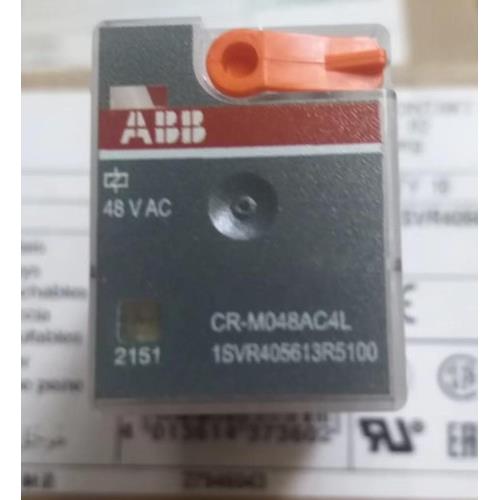 询价原装ABB插拔式继电器 CR-M048AC4L AC48V议价