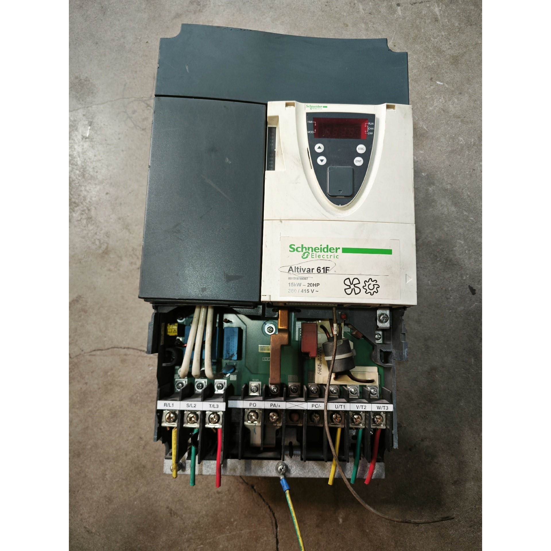 询价施耐德频手器ATV61FH变D15N4Z.功率15K.拆机议价