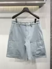 Workwear Casual Shorts 2026 Spring/Summer New Fashion Splash-Ink Versatile Loose Straight Khaki Pants Unisex