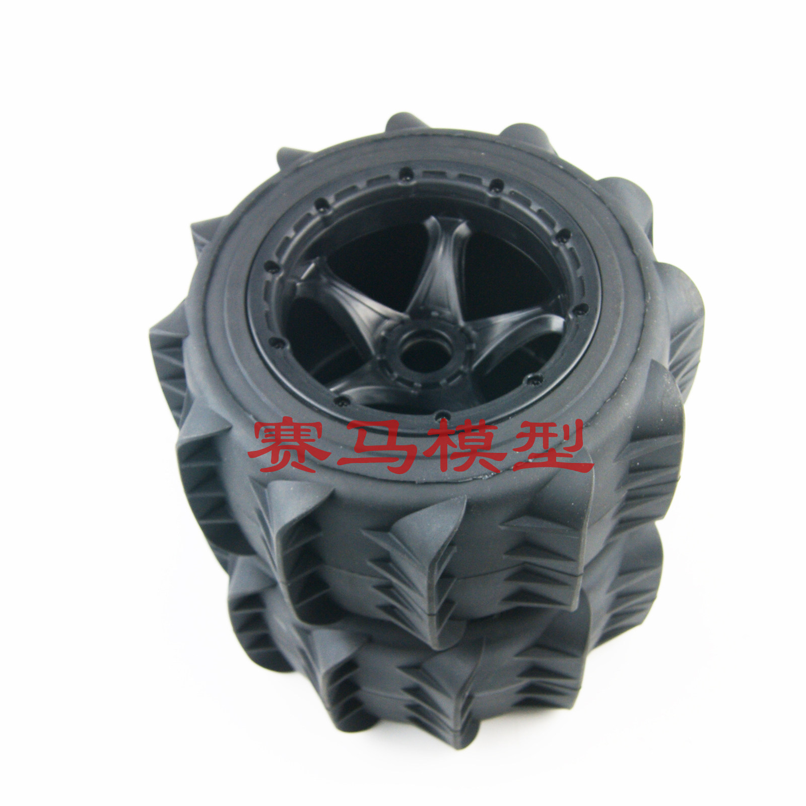 RC MODEL CAR LARGE SAND TIRE ASSEMBLY FOR XRT BIG X MODIFIED WATER RAFTING HPI 5B5T
