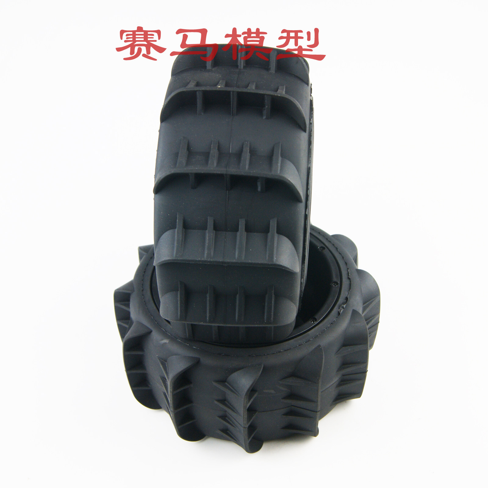 RC MODEL CAR LARGE SAND TIRE ASSEMBLY FOR XRT BIG X MODIFIED WATER RAFTING HPI 5B5T