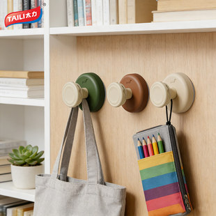太力吸盘挂钩免打孔壁挂式浴室卫生间收纳神器真空无痕挂衣钩粘钩