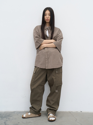 WITHSUUGAR匹马棉工装可束脚长裤