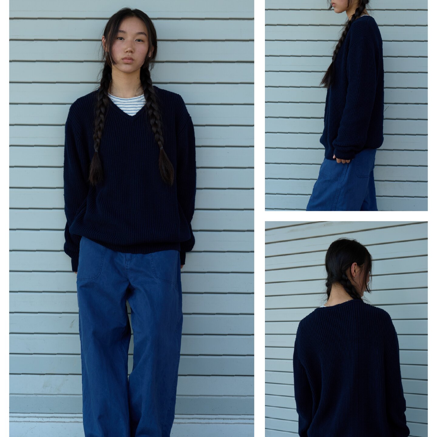 羊毛针织V领毛衫2025新款