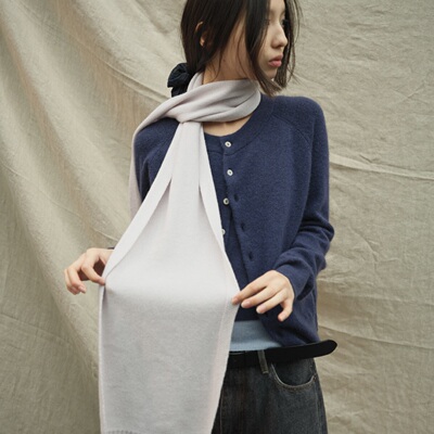 WITHSUUGAR阿尔巴斯山羊绒围巾