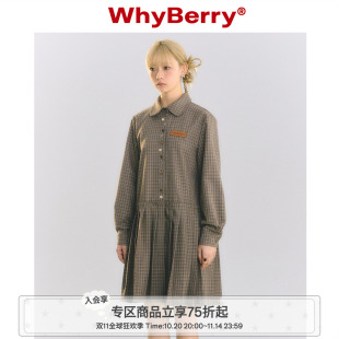 售罄无补 法式 WhyBerry 亚嘉杜之桥 茶歇裙娃娃领春 23SS