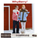 WhyBerry 外套2024秋冬 格纹撞色棉服保暖冬季 24AW 莓巧榛子派