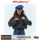 WhyBerry 复古格纹拼接衬衫 24AW 起司奶酪