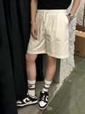 全棉宽松抽绳休闲短裤红K205/P55控85，男装牛仔裤，电商A242