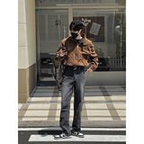 麂皮绒男士立领夹克J23/P145控185，男装夹克，电商A242