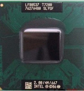 笔记本正式版CPU T2400 T5500 T7200 T7100 T8300 P8400 SLGFC