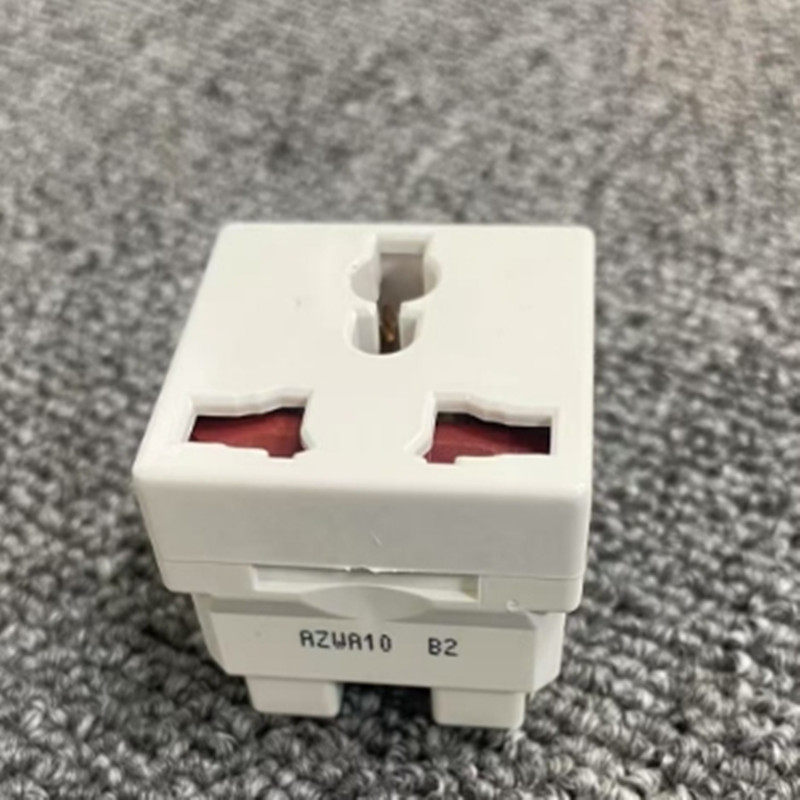 鸿雁M120/A118 10A多功能带安全保护门插座模块AZWA10可按需组合